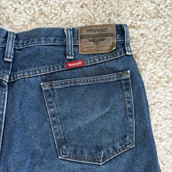 Wrangler Relaxed Fit Jeans Blue 38x29 - Picture 8 of 10